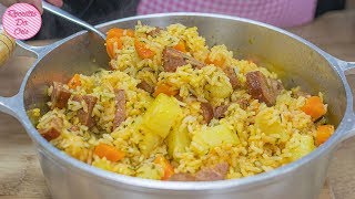 ALMOÇOJANTAR RÁPIDO DE UMA PANELA  PRONTO EM 25 MINUTOS E DELICIOSO  RECEITAS DA CRIS [upl. by Dlaner]