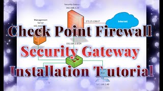 Lab 2 How to install Check Point Firewall Security Gateway R8120 [upl. by Lord]