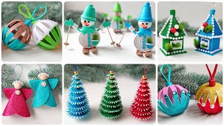 🔥6 Ideas 🎄 Christmas Decorations 🎅 DIY Christmas tree toys ☃️ Christmas crafts [upl. by Ihtak]