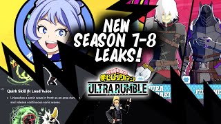 NEW LEAKED NEJIRE VOICELINES amp PRESIDENT MIC MOVESET LEAK amp MORE N My Hero Ultra Rumble [upl. by Browne733]