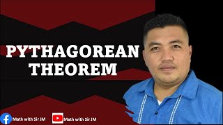 PYTHAGOREAN THEOREM  GRADE 9 MATHEMATICS  3RD QUARTER  MathematicsWithSirJM [upl. by Stanley]