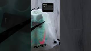 ASMR 🎧 Nike mercurial football ⚽ shoes 👟 unboxing football adidassoccer soccergear [upl. by Annaujat]