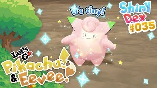 EPIC SHINY CLEFAIRY in POKEMON LETS GO PIKACHU and EEVEE [upl. by Anniahs]