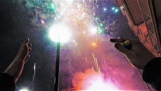 Capodanno 2018 Napoli  Fuorigrotta [upl. by Jolda]