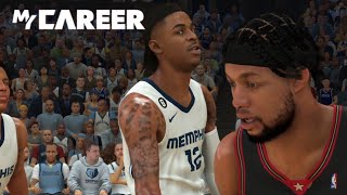 JA MORANT ALMOST LOSES IT  NBA2K23 MYCAREER GAMEPLAY PART 33 [upl. by Otsugua]