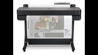 HP DesignJet T230 T250 T630 T650 Plotter Portfolio [upl. by Aliak]