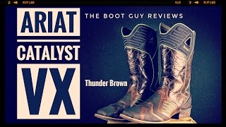 ARIAT Catalyst Vx  The Boot Guy Reviews [upl. by Atinauq]