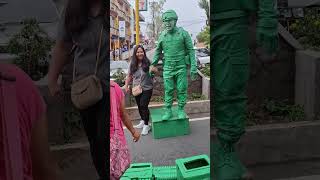 Green Soldier crying police may nangupit funnyshorts funnyvideo funny trending viralshort [upl. by Stillas]