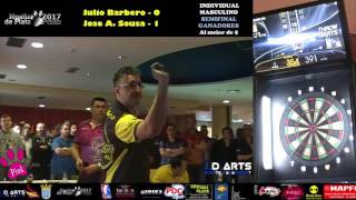 HUELLA DE PLATA 2017  Individual masculino JULIO BARBERO Vs SOUSA [upl. by Borlow]