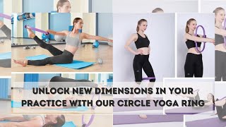 Circle Yoga Ring  Fitness Yoga Pilates Circle Ring [upl. by Aissirac]