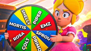 LA RULETA DECIDE QUE BRAWLER UTILIZO en BRAWL STARS [upl. by Naej616]