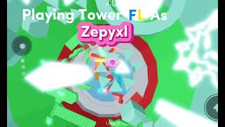 Playing Tower FL As ZEPYXL roblox shorts [upl. by Nnaesor]