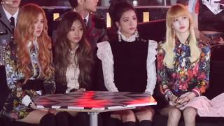 HD FANCAM 161226 BLACKPINK Offstage  Reaction full cut  SBS Gayo Daejun 2016 YouTube [upl. by Plafker593]