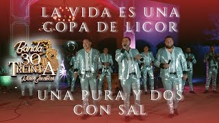 La Vida Es Una Copa de Licor amp Una Pura y Dos Con Sal  Banda 30 Treinta [upl. by Etteyafal]