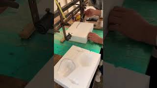 Heat Cutting of thermocol box thermocolcraft heatingcutting packing [upl. by Avrom]