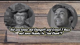 Did you know Jed Clampett and Ernest T Bass met once thanks to quotJud Clunkquot [upl. by Nibram]