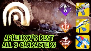 Legend Lost Sector Aphelions Rest on all Classes  Destiny2 Season of the Wish [upl. by Ettelracs857]