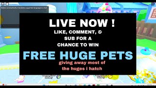 PET SIMULATOR 99 TRADING PLAZA LIVESTREAM   joins on [upl. by Rasla94]