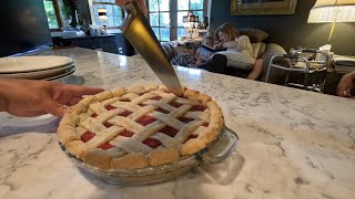 Fresh Flower Arrangement amp Baking a Strawberry Pie 🍓💐🥰  Garden Answer [upl. by Bahe]