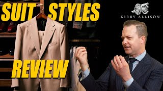 15 Suit styles reviewed by Master bespoke tailor Style Guide  Eric Jensen amp Kirby Allison [upl. by Suk97]