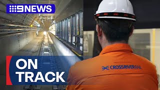 Major step made towards Queensland’s Cross River Rail tunnel  9 News Australia [upl. by Eelsel334]