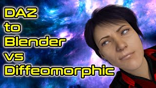 DAZ to Blender vs Diffeomorphic Deep Dive [upl. by Joaquin]