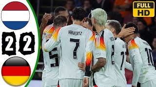 Germany vs Netherlands 22  All Goals amp Highlights 2024 HD [upl. by Zawde924]