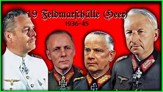 Die Generalfeldmarschälle des deutschen Heeres 193645 [upl. by Pauli17]