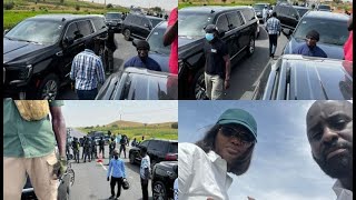 En route pour Bakel Bougane Guèye stoppé par la gendarmerie [upl. by Rehpotsirhc]