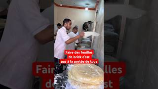 Lart de faire des feuilles de brick De nombreuses recettes au Maroc et Algérie shorts [upl. by Donalt]