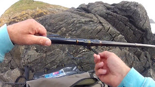 Mackerel fishing in North Wales Lleyn Peninsula [upl. by Dnomaid]