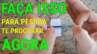 🟢 SIMPATIA PARA ELE FICAR LOUCO POR MIM E ME PROCURAR [upl. by Eelta]