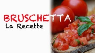 Recette italienne  bruschetta [upl. by Dovev]