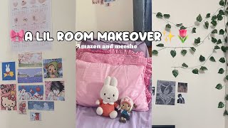 Affordable Indian room makeover under Rs 1500 🌷✨ [upl. by Einahpet]