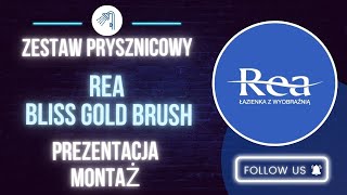 ▶️ Prezentacja i montaż zestawu prysznicowego Rea®️ Bliss z termostatem [upl. by Attennod]