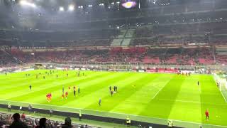 SAN SIRO  SETTORE 156 FILA 6 POSTO 14 MILANROMA  6 GENNAIO 2022 [upl. by Enutrof]