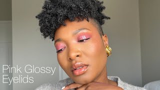 PINK GLOSSY EYELIDS  DANESSA MYRICKS COLORFIX [upl. by London137]