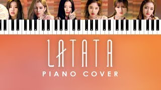 GIDLE  LATATA Piano Cover [upl. by Yrotciv945]