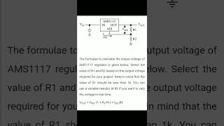 AMS1117 LDO Voltage Regulator pinout and details shorts [upl. by Sachi640]