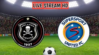 Orlando Pirates vs Supersport united live match today [upl. by Ahsemot]