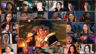 Full Episode Demon Slayer Season 4 Episode 8 Reaction Mashup  鬼滅の刃 [upl. by Conlen]