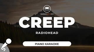 Creep  Radiohead Piano Karaoke [upl. by Tterab]