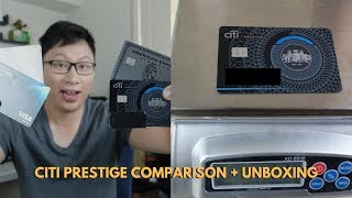 Citi Prestige VS Chase Sapphire Reserve amp Premium Credit Cards  Unboxing [upl. by Adnaugal92]