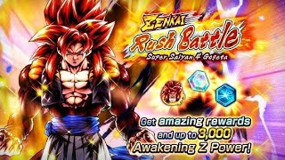 ZENKAI RUSH BATTLE SUPER SAIYAN 4 GOGETA Floor 30  Dragon Ball Legends [upl. by Aidnis]