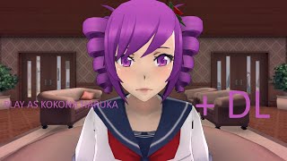 Play as Kokona  DL Yandere Simulator Demo [upl. by Ytsirhc]