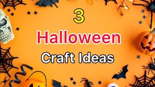 3 Halloween Craft Ideas  Paper Halloween Crafts  DIY Halloween Decorations  Paper Craft  Origami [upl. by Macpherson499]