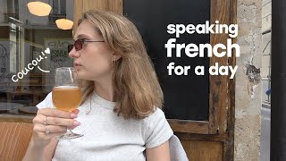 speaking french for 24h in PARIS  vlog [upl. by Atinra]