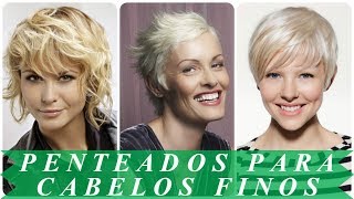 Penteados para cabelos liso e fino femininos primavera 2018 [upl. by Auohp620]