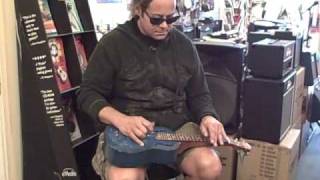 Ukulele Colin John plays Beltona slide Ukulele at Hilo Guitars amp Ukuleles [upl. by Gore]