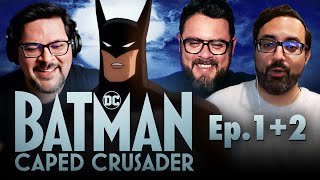 BATMAN CAPED CRUSADER Season 1 Episode 1 amp 2 REACTION [upl. by Amihc]